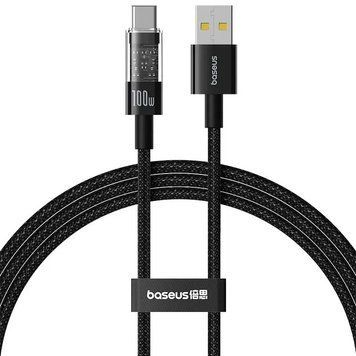 Дата кабель Baseus Gem Fast Charging USB to Type-C 100W (2m) (P10373002111) 00000074731_2 фото
