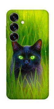 Чохол itsPrint Cat in the grass для Samsung Galaxy S25 991558 фото