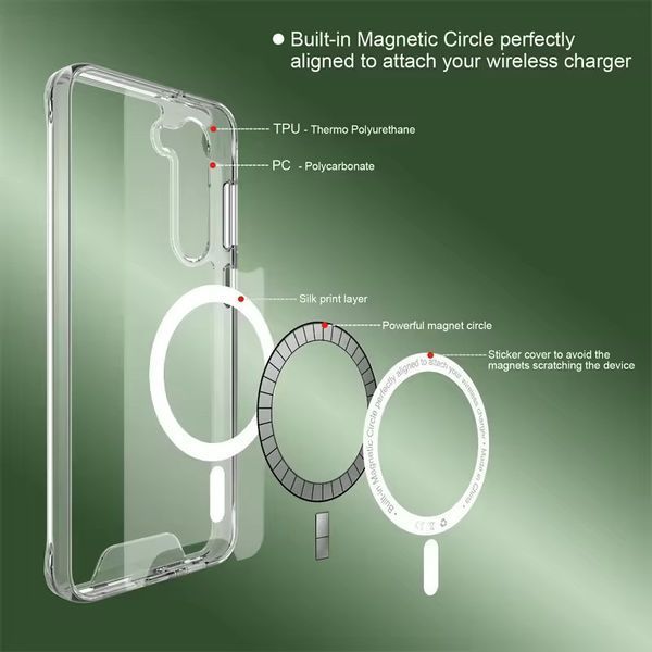 Чохол TPU Space Case with MagSafe для Samsung Galaxy S23 FE 00000070165_1 фото