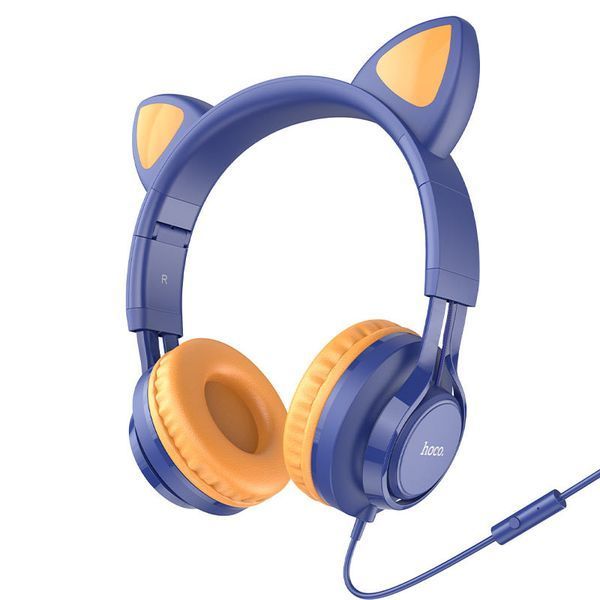 Накладні навушники Hoco W36 Cat ear (3.5mm/1.2m) 00000057167_2 фото