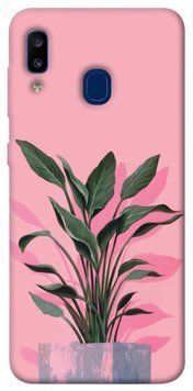 Чохол itsPrint Pink plant для Samsung Galaxy A20 | A30 976764 фото
