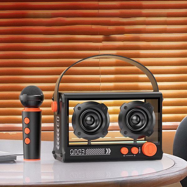 Bluetooth колонка QD03 Transparent з мікрофоном 00000078524_1 фото