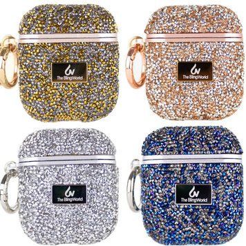TPU чохол Bling World Rock Diamond для навушників AirPods 1/2 00000057525_4 фото