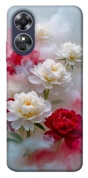 Чохол itsPrint Red and white smoke для Oppo A17 977327 фото