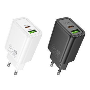 МЗП Hoco N61 Gentle PD20W+QC3.0 (1USB-A/1C) 00000077092_1 фото