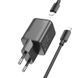 МЗП Hoco N41 Almighty PD20W+QC3.0 (1USB-A/1C) + кабель Type-C to Lightning 00000071103_1 фото 4