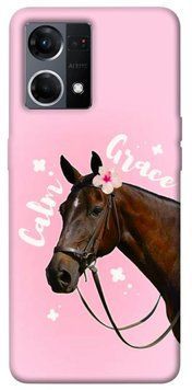 Чохол itsPrint Horse with flower для Oppo Reno 7 4G 936841 фото
