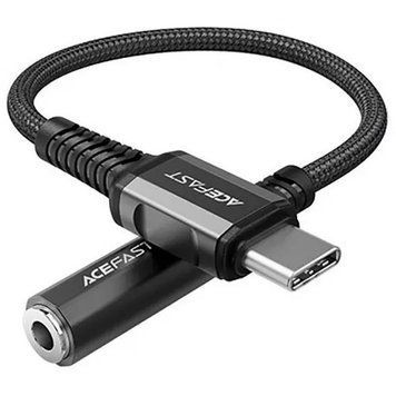 Аудіо кабель Aux Acefast C1-07 (Type-C to AUX 3.5mm) (1m) 00000065921_1 фото