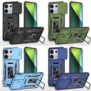 Ударостійкий чохол Camshield Army Ring для Xiaomi Redmi Note 13 Pro 4G | 14s | Poco M6 Pro 4G 00000072804_1 фото
