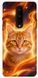 Чохол itsPrint Fire cat для OnePlus 8 986128 фото