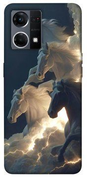 Чохол itsPrint Cloud Horses для Oppo Reno 7 4G 934483 фото