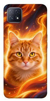 Чохол itsPrint Fire cat для Oppo A73 986154 фото
