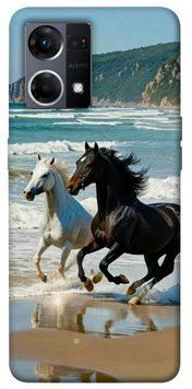 Чохол itsPrint Beach Horses для Oppo Reno 7 4G 934089 фото
