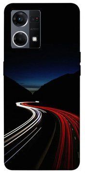 Чохол itsPrint Червоно-біла дорога для Oppo Reno 7 4G 492208 фото